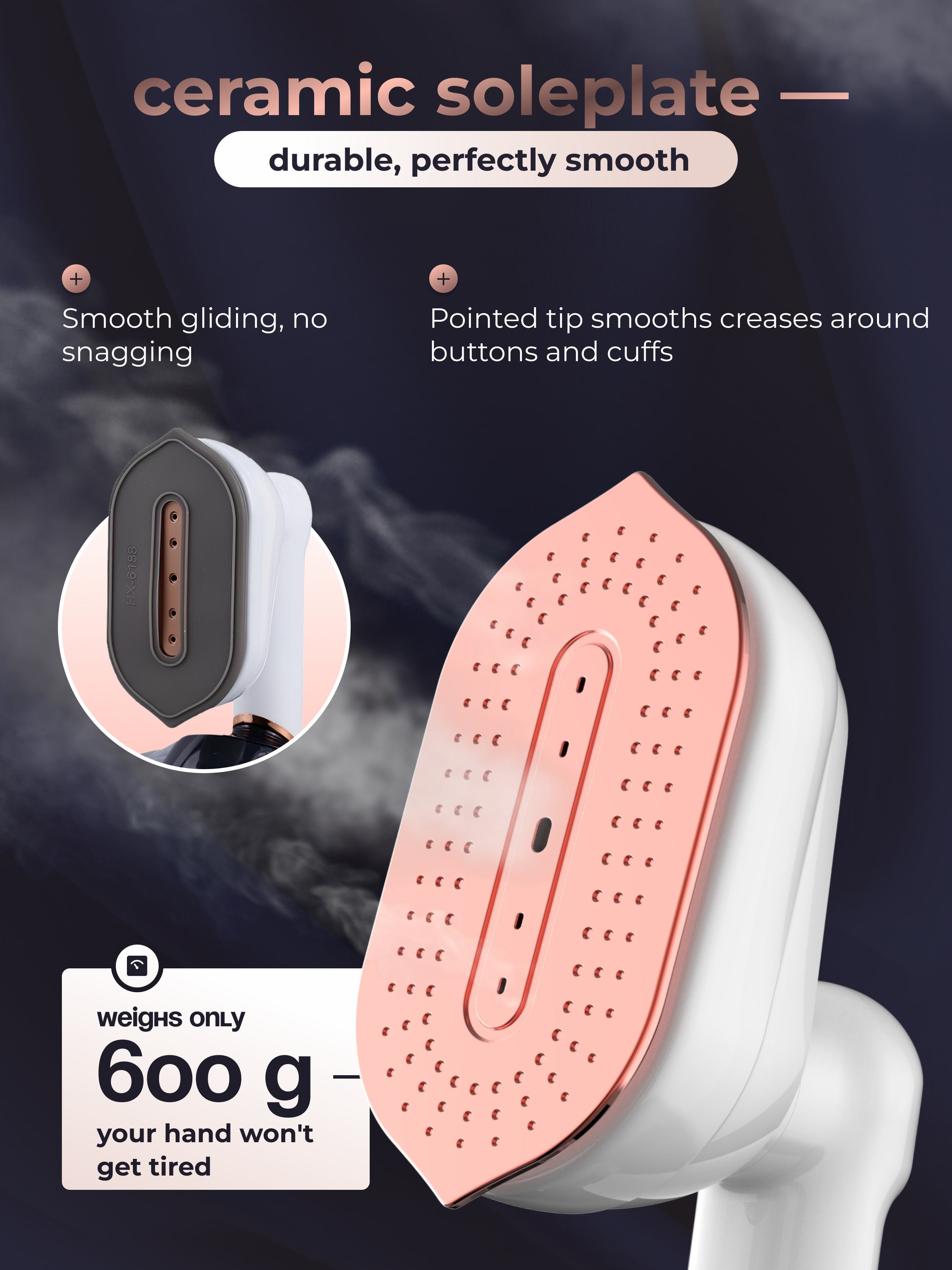 Handheld steamer